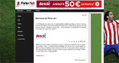 Desktop Screenshot of parier-net.fr