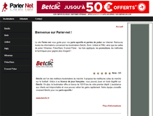 Tablet Screenshot of parier-net.fr